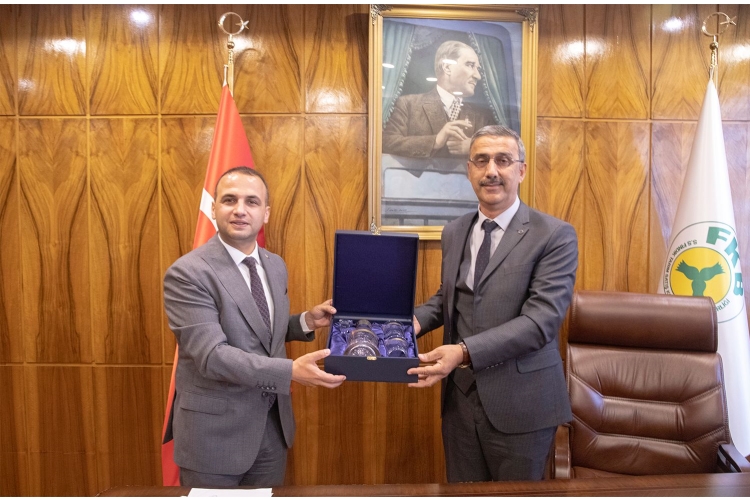 Fatsa Belediye Başkanı İbrahim Ethem Kibarın Fiskobirlik Ziyareti