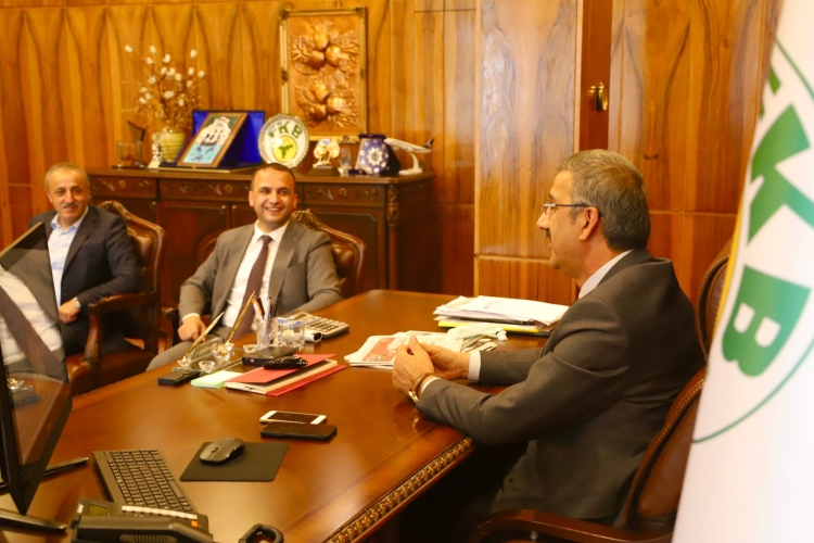 Fatsa Belediye Başkanı İbrahim Ethem Kibarın Fiskobirlik Ziyareti