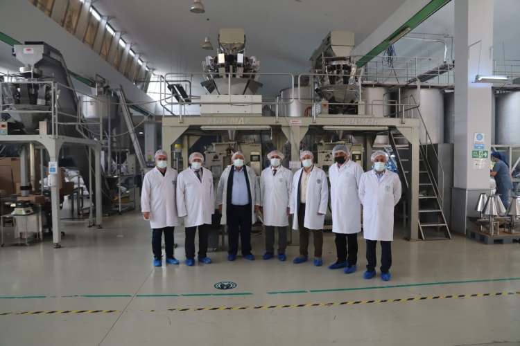 Fatsa Belediye Başkanı İbrahim Ethem Kibarın Fiskobirlik Ziyareti