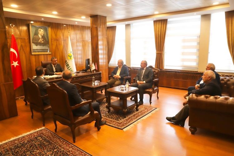 Fatsa Belediye Başkanı İbrahim Ethem Kibarın Fiskobirlik Ziyareti