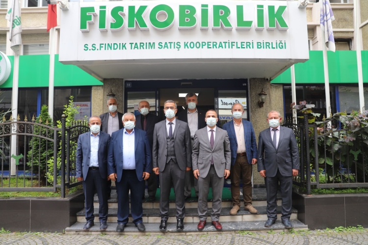 Fatsa Belediye Başkanı İbrahim Ethem Kibarın Fiskobirlik Ziyareti